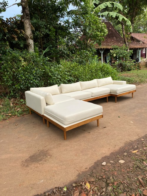 The Jativa Organic U-Shaped Sectional Sofa