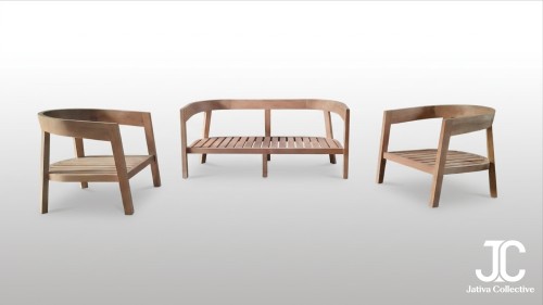 The Copenhagen Teak Outdoor Sofa Set