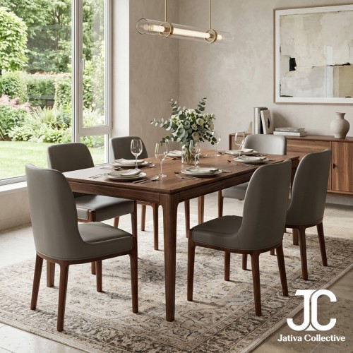 The Nordic Sleek Teak Dining Chair