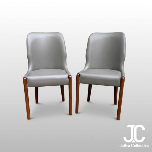 The Nordic Sleek Teak Dining Chair