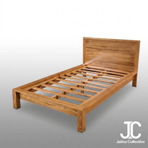 The Copenhagen Single Teak Bed Frame