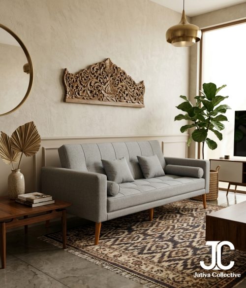 Modern Convertible Sofa Bed - Mid-Century Modern