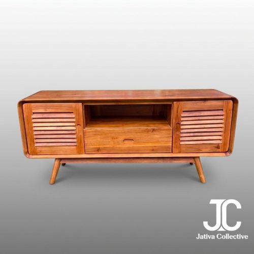Mid-Century Modern Media Console