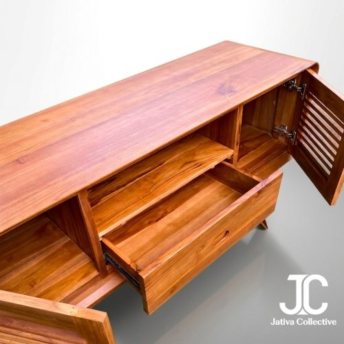 Mid-Century Modern Media Console