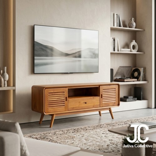 Mid-Century Modern Media Console - Mid-Century Modern