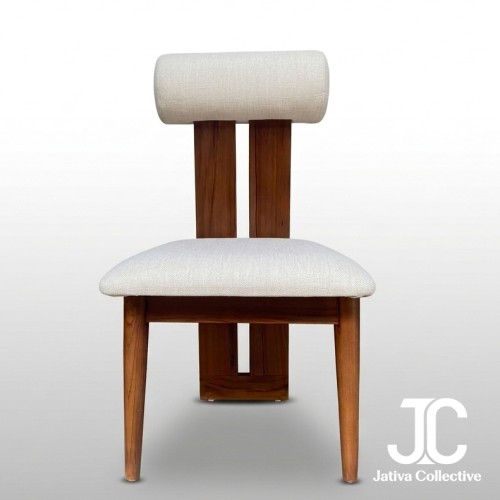 Architectural Padded Dining Chair