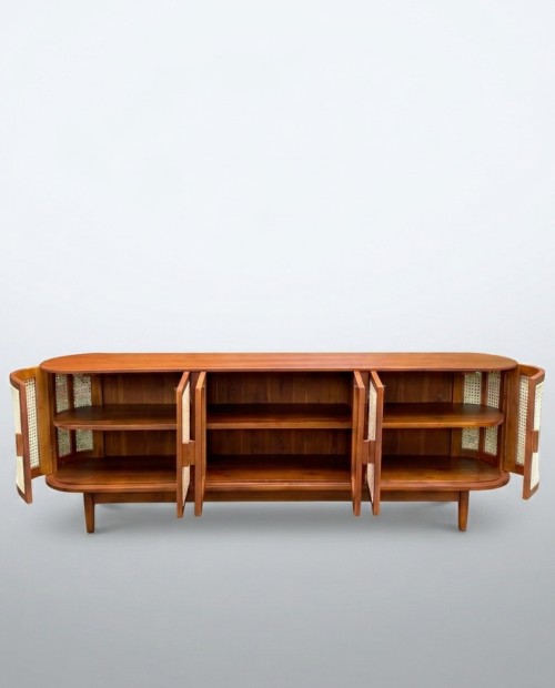 Kamala Oval Rattan Sideboard