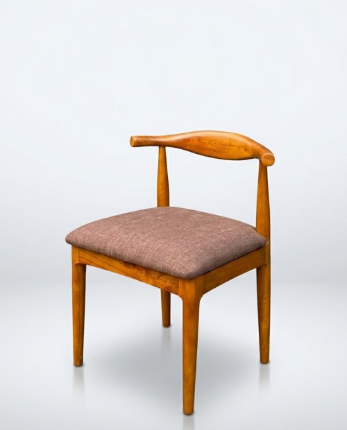 Kavya Teak Cowhorn Dining Chair