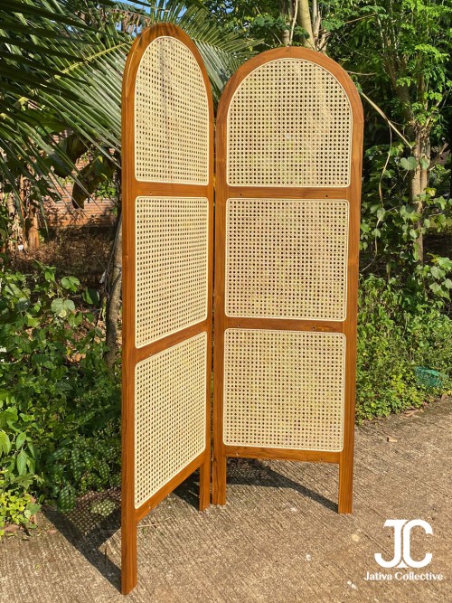 Arunika Corner Rattan Shelf