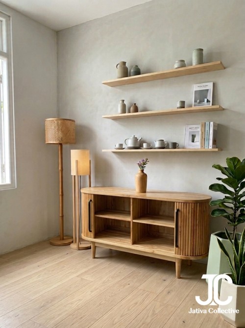Kalandra Tambour TV Cabinet